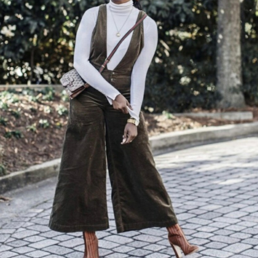Free People Wide Leg Jumpsuit Overall